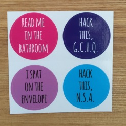 Sarcastic Snail Mail Stickers