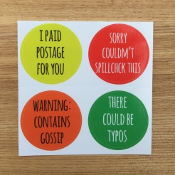 Sarcastic Snail Mail Stickers